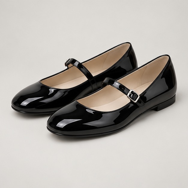Glossy black Ballet Afterdark, product view